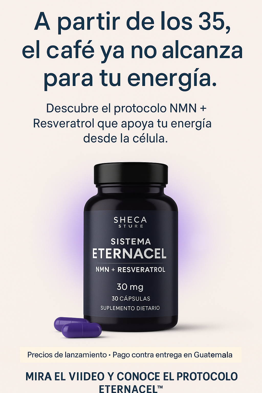 ETERNACEL - NMN MAS RESVERATROL 60 CAPSULAS