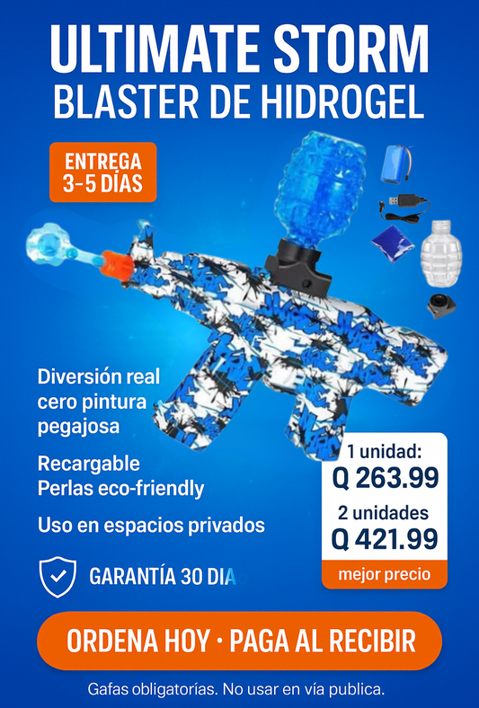 HydroBlast – Fusil de Hidrogel Recargable